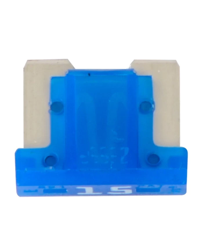 LOW PROFILE MINI FUSES, 15 AMP (BLUE), 5PCS/PKG LOW PROFILE MINI FUSES, 15 AMP (BLUE), 5PCS/PKG