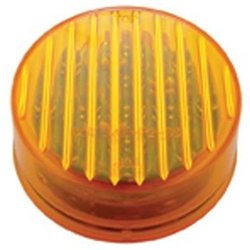 UP38176-13 LED 2.5" Round Light (Clearance/Marker) - Amber LED/Amber Lens