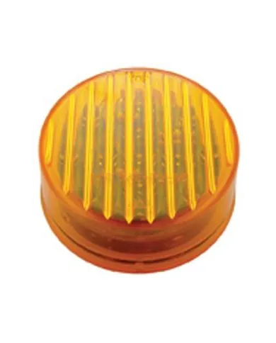 UP38176-13 LED 2.5" Round Light (Clearance/Marker) - Amber LED/Amber Lens