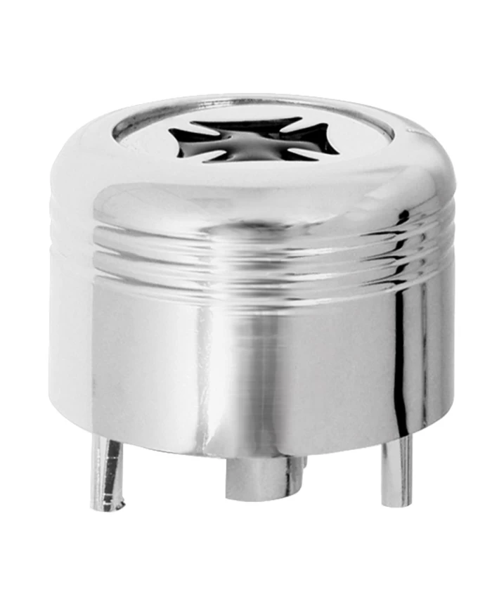 CR. PLASTIC A/C KNOB W/BLACK IRON CROSS FOR PETE CR. PLASTIC A/C KNOB W/BLACK IRON CROSS FOR PETE