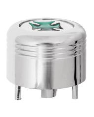 CR. PLASTIC A/C KNOB W/GREEN IRON CROSS FOR PETE CR. PLASTIC A/C KNOB W/GREEN IRON CROSS FOR PETE