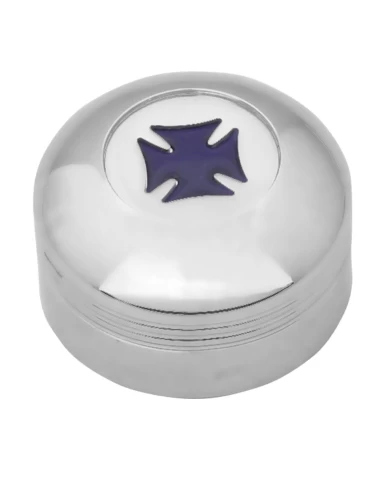 CR. PLASTIC A/C KNOB W/BLUE IRON CROSS FOR KW 2002 UP CR. PLASTIC A/C KNOB W/BLUE IRON CROSS FOR KW 2002 UP