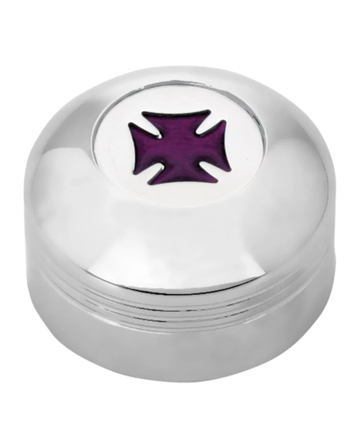 CR. PLASTIC A/C KNOB W/PURPLE IRON CROSS FOR KW 2002 UP