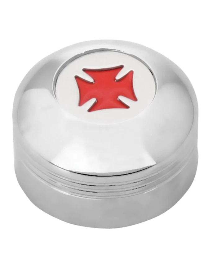 CR. PLASTIC A/C KNOB W/RED IRON CROSS FOR KW 2002 UP CR. PLASTIC A/C KNOB W/RED IRON CROSS FOR KW 2002 UP