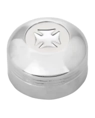 CR. PLASTIC A/C KNOB W/SILVER IRON CROSS FOR KW 2002 UP CR. PLASTIC A/C KNOB W/SILVER IRON CROSS FOR KW 2002 UP