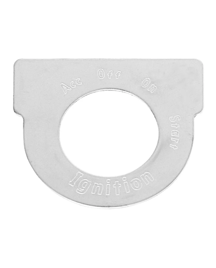 S.S. IGNITION KEY SWITCH PLATE FOR KW 2006+ S.S. IGNITION KEY SWITCH PLATE FOR KW 2006+