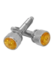 CR. DASH SCREW W/AMBER CRYSTAL FOR KENWORTH CR. DASH SCREW W/AMBER CRYSTAL FOR KENWORTH