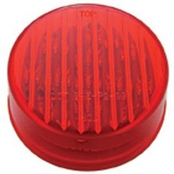 UP38177-13 LED 2.5" Round Light (Clearance/Marker) - Red LED/Red Lens