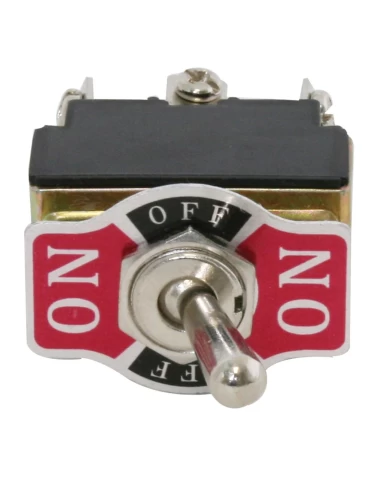 TOGGLE SWITCH, ON-OFF-ON, 6 PIN, 125V, 10AMPS TOGGLE SWITCH, ON-OFF-ON, 6 PIN, 125V, 10AMPS
