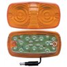UP38191-16 LED 4" X 2" Rectangular Light (Clearance/Marker) With Single Wire - Amber LED/Amber Lens