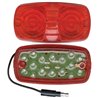 UP38192-16 LED 4" X 2" Rectangular Light (Clearance/Marker) With Single Wire - Red LED/Red Lens