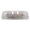 UP38213-12 LED Rectangular Light (Clearance/Marker) - Red LED/Clear Lens
