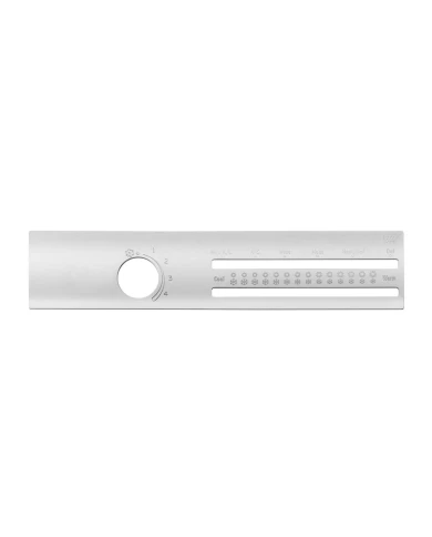 CR. HEATER BEZEL, S.S. PLATE & SMALL DASH SCREW FOR FLT CR. HEATER BEZEL, S.S. PLATE & SMALL DASH SCREW FOR FLT