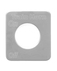 SS TRAIN HORN SWITCH PLATE FOR KENWORTH