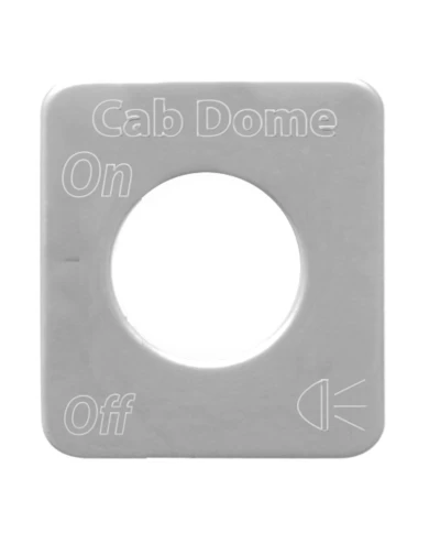 SS CAB DOME SWITCH PLATE FOR KENWORTH SS CAB DOME SWITCH PLATE FOR KENWORTH