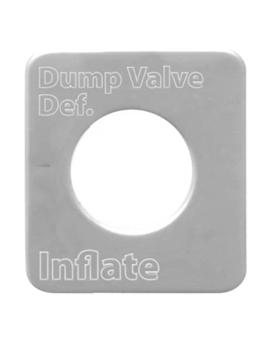 SS DUMP VALVE SWITCH PLATE FOR KENWORTH SS DUMP VALVE SWITCH PLATE FOR KENWORTH
