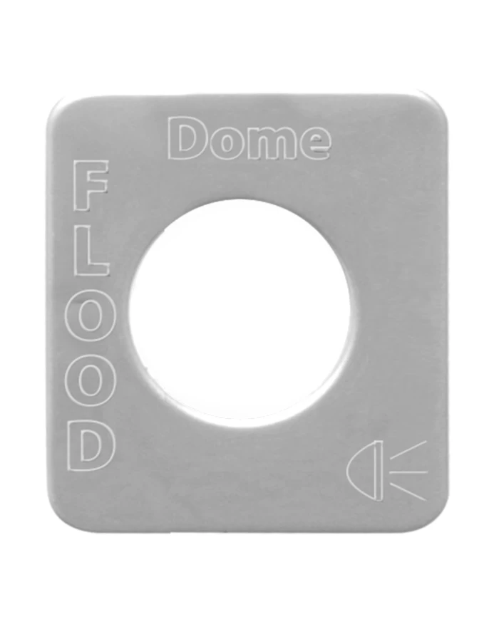 SS DOME FLOOR SWITCH PLATE FOR KENWORTH