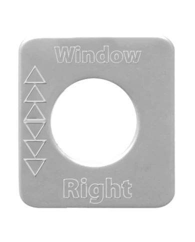 SS R/H POWER WINDOW SWITCH PLATE FOR KENWORTH SS R/H POWER WINDOW SWITCH PLATE FOR KENWORTH