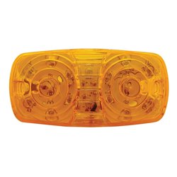 UP38225-16 LED 4" X 2" Rectangular Light (Clearance/Marker)- Amber LED/Amber Lens