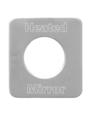 SS MIRROR HEAT SWITCH PLATE FOR KENWORTH SS MIRROR HEAT SWITCH PLATE FOR KENWORTH
