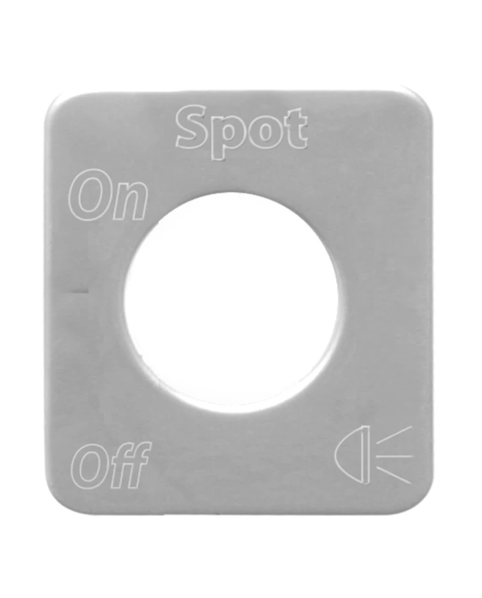 SS SPOT LIGHTS SWITCH PLATE FOR KENWORTH