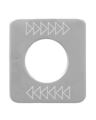 SS ARROW SWITCH PLATE FOR KENWORTH