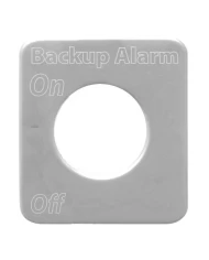 SS BACKUP ALARM SWITCH PLATE FOR KENWORTH