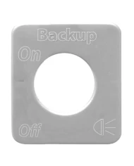 SS BACKUP LIGHTS SWITCH PLATE FOR KENWORTH