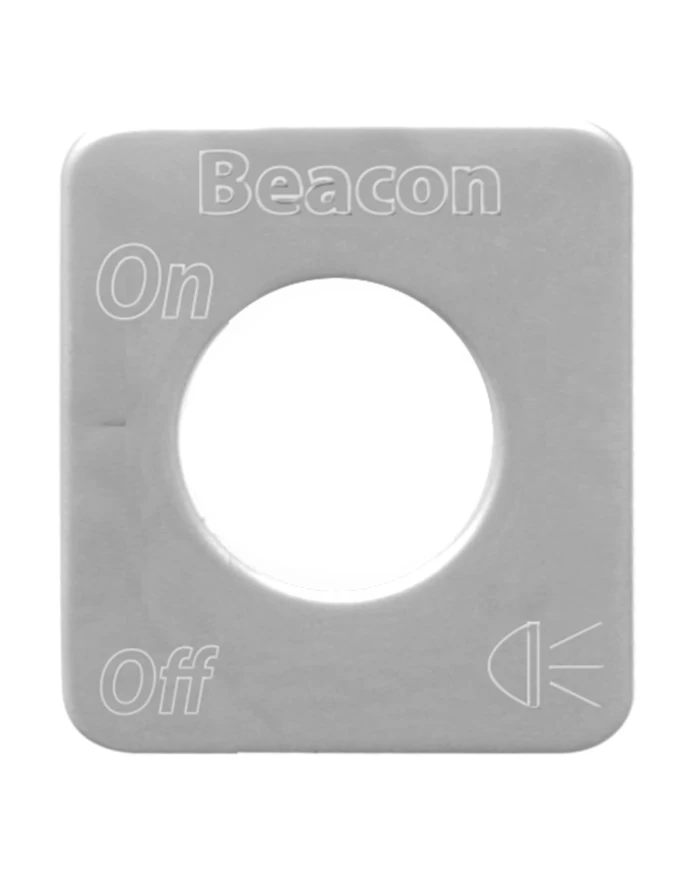 SS BEACON LIGHTS SWITCH PLATE FOR KENWORTH
