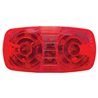 UP38226-16 LED 4" X 2" Rectangular Light (Clearance/Marker)- Red LED/Red Lens