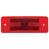 UP38254-16 LED Rectangular Clearance/Marker Light With Reflex Lens - Red LED/Red Lens