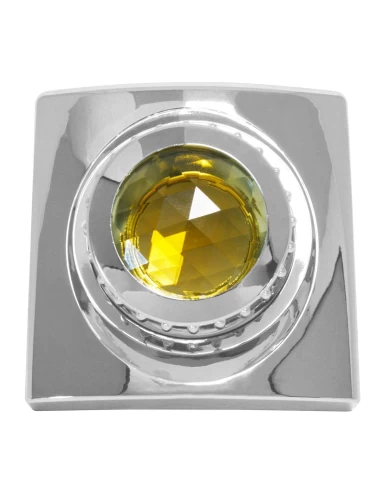 CR. PLASTIC SWIVEL MAP LIGHT COVER W/AMBER CRYSTAL CR. PLASTIC SWIVEL MAP LIGHT COVER W/AMBER CRYSTAL