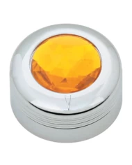 CR. PLASTIC A/C KNOB W/AMBER JEWEL FOR PETE 2005 UP CR. PLASTIC A/C KNOB W/AMBER JEWEL FOR PETE 2005 UP