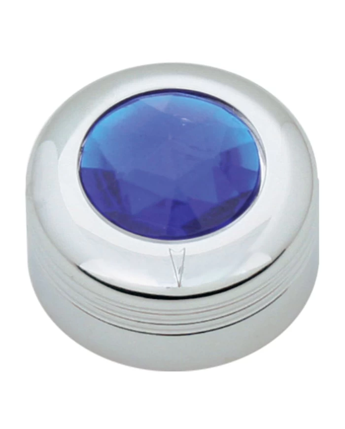 CR. PLASTIC A/C KNOB W/BLUE JEWEL FOR PETE 2005 UP CR. PLASTIC A/C KNOB W/BLUE JEWEL FOR PETE 2005 UP