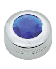 CR. PLASTIC A/C KNOB W/BLUE JEWEL FOR PETE 2005 UP CR. PLASTIC A/C KNOB W/BLUE JEWEL FOR PETE 2005 UP