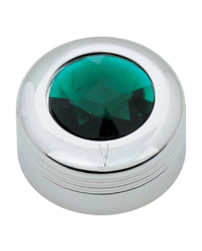 CR. PLASTIC A/C KNOB W/GREEN JEWEL FOR PETE 2005 UP