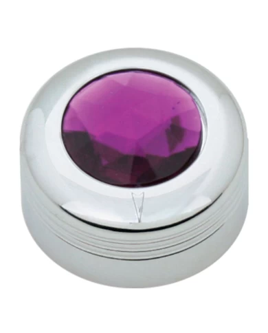 CR. PLASTIC A/C KNOB W/PURPLE JEWEL FOR PETE 2005 UP CR. PLASTIC A/C KNOB W/PURPLE JEWEL FOR PETE 2005 UP
