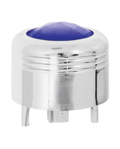 CR. PLASTIC A/C KNOB W/BLUE JEWEL FOR PETE CR. PLASTIC A/C KNOB W/BLUE JEWEL FOR PETE