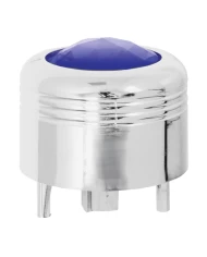 CR. PLASTIC A/C KNOB W/BLUE JEWEL FOR PETE