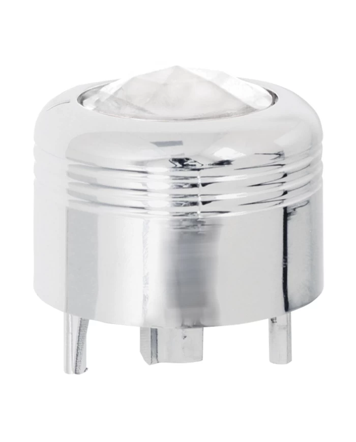 CR. PLASTIC A/C KNOB W/CLEAR JEWEL FOR PETE CR. PLASTIC A/C KNOB W/CLEAR JEWEL FOR PETE