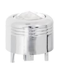 CR. PLASTIC A/C KNOB W/CLEAR JEWEL FOR PETE