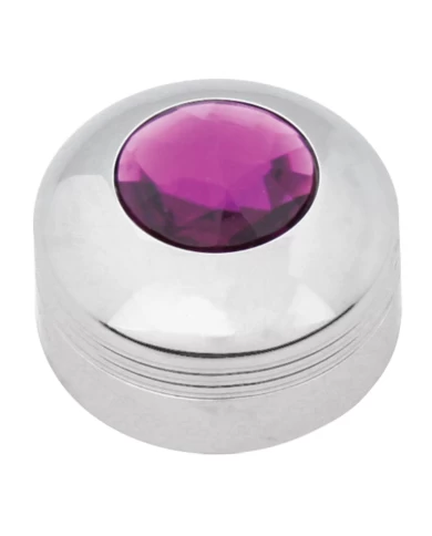 CR. PLASTIC A/C KNOB W/PURPLE JEWEL FOR KW 2002 UP CR. PLASTIC A/C KNOB W/PURPLE JEWEL FOR KW 2002 UP