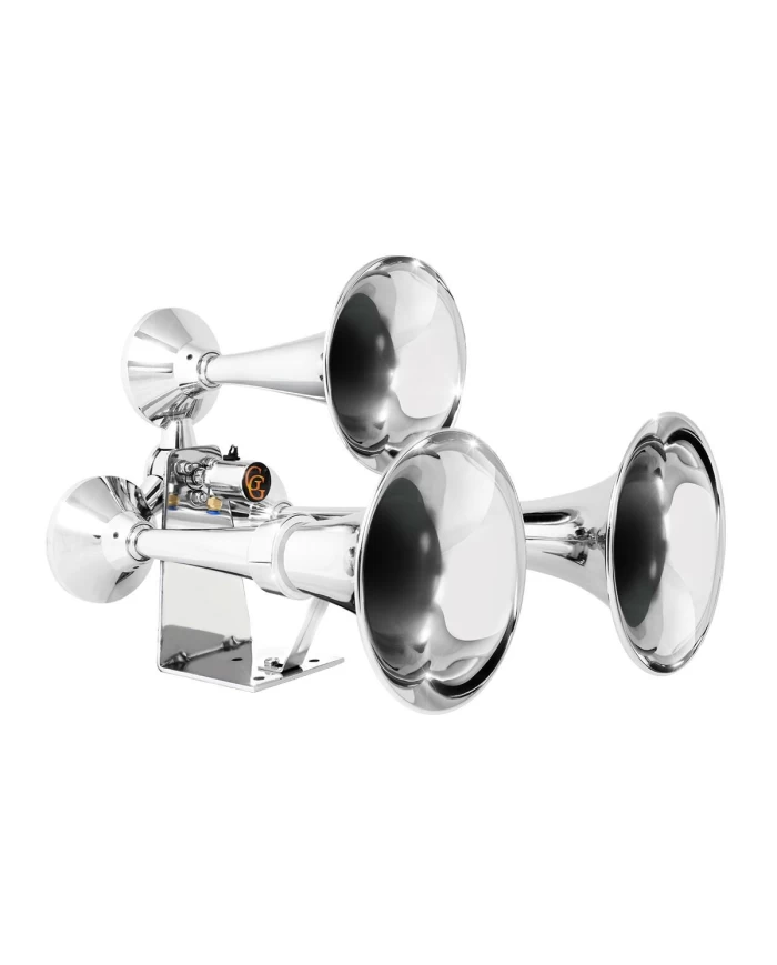 CR. HEAVY DUTY TRAIN HORN W/ S.S. "L" BASE BRACKET