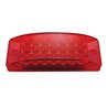 UP38257-21 LED Reflector Rectangular Light (Clearance/Marker) - Red LED/Red Lens