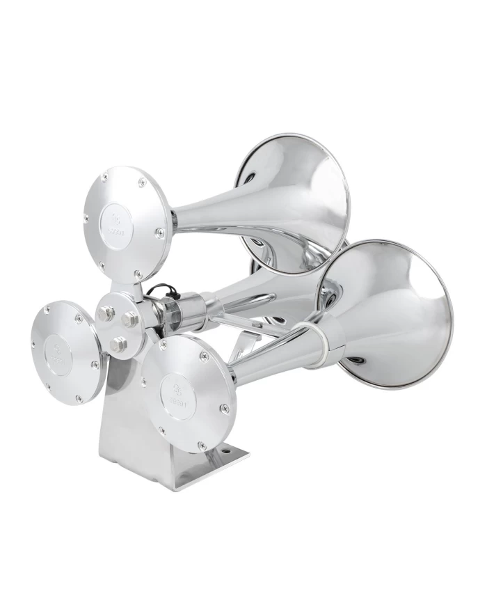 CR. HEAVY DUTY TRAIN HORN W/ S.S. "L" BASE BRACKET