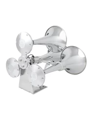 CR. HEAVY DUTY TRAIN HORN W/ S.S. "L" BASE BRACKET