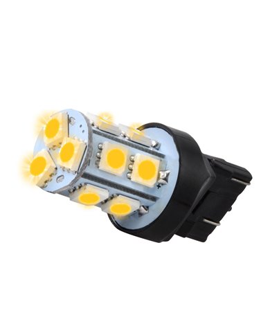 7440 AMBER 13 LED TOWER STYLE LIGHT BULBS, 12V, PAIR 7440 AMBER 13 LED TOWER STYLE LIGHT BULBS, 12V, PAIR