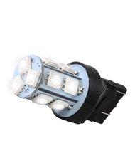 7443 WHITE 13 LED TOWER STYLE LIGHT BULBS, 12V, PAIR