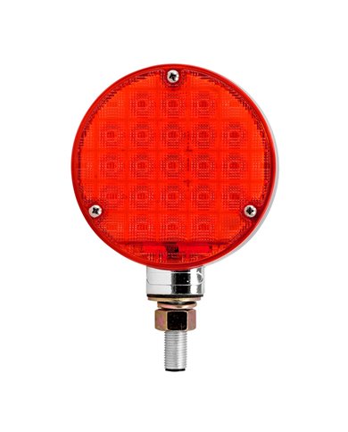 4" SMART DYNAMIC DOUBLE FACE AMBER/RED 21 LED LIGHT, D/SIDE 4" SMART DYNAMIC DOUBLE FACE AMBER/RED 21 LED LIGHT, D/SIDE