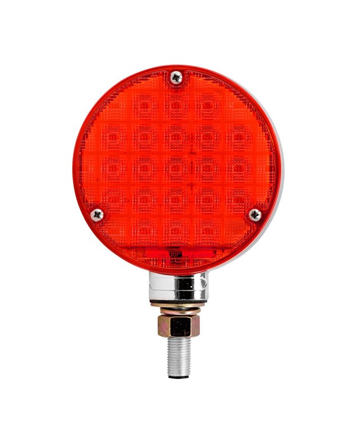 4" SMART DYNAMIC DOUBLE FACE AMBER/RED 21 LED LIGHT, D/SIDE